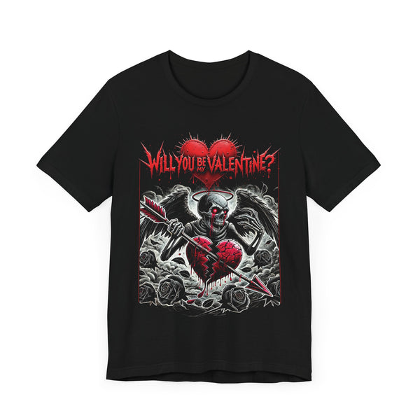 VALENTINE'S DAY - 'Will You Be My Valentine?' Death Metal Shirt