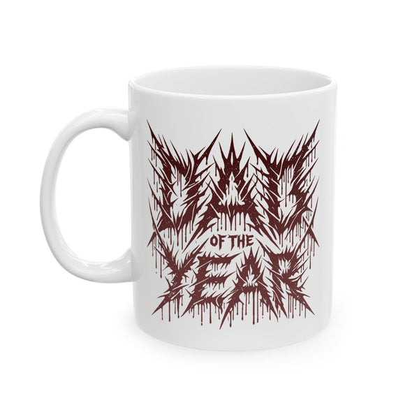 DAD OF THE YEAR - METAL EDITION 11oz (WHITE)