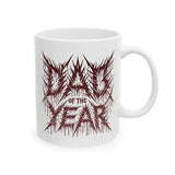 DAD OF THE YEAR - METAL EDITION 11oz (WHITE)