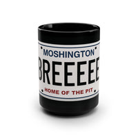 MOSHINGTON BREE LICENSE PLATE - The 15oz Mug