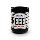 MOSHINGTON BREE LICENSE PLATE - The 15oz Mug