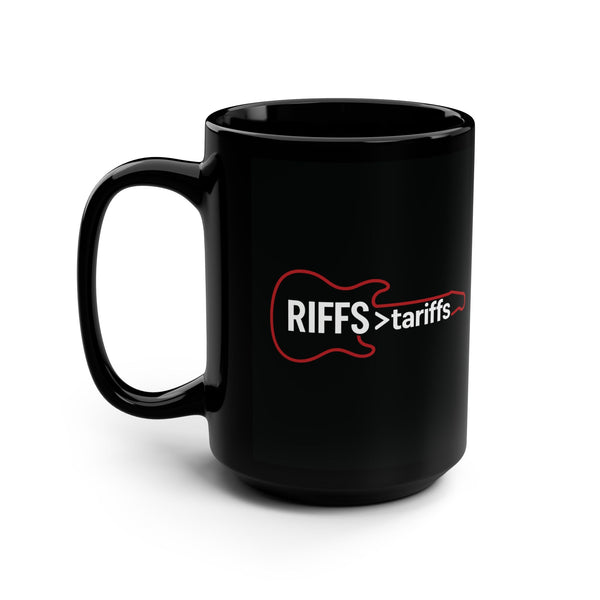 RIFFS > tariffs - The 15oz Mug (BLACK)