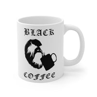 BLACK COFFE - METAL EDITION 11oz (WHITE)